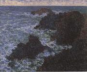 The Rocks of Belle-lle Claude Monet